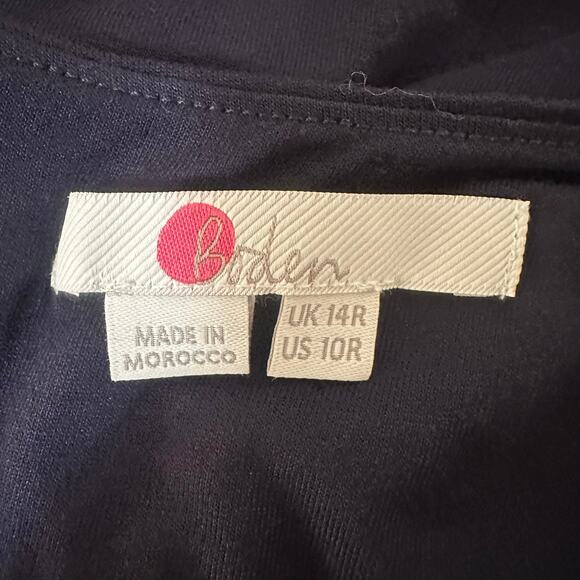 Boden Corinne Jersey Jumpsuit Navy US Size 10 - Picture 9 of 11